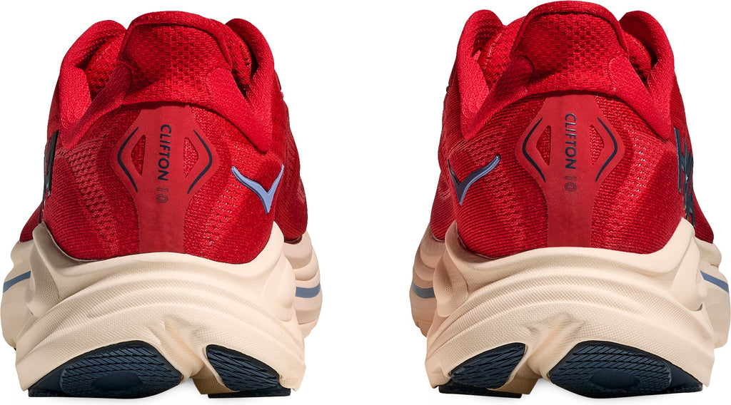 Hoka Men's Clifton 10 Running Shoes - Red