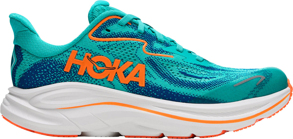 Hoka Junior Clifton 10 Running Shoes - Green