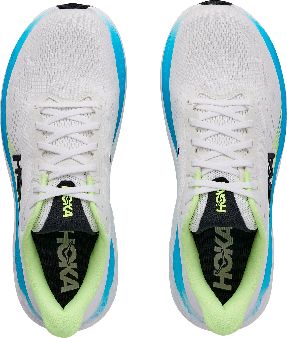 Hoka Men's Clifton 11 Wide Fit Running Shoes - White