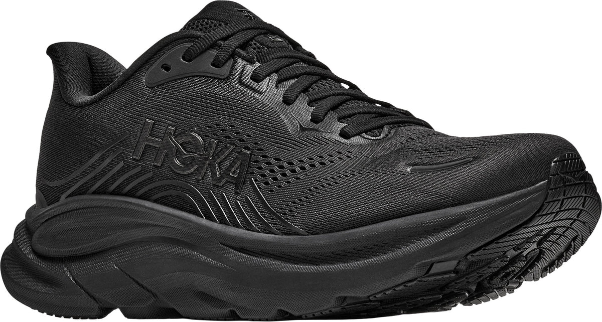 Hoka Women's Clifton 11 Wide Fit Running Shoes - Black