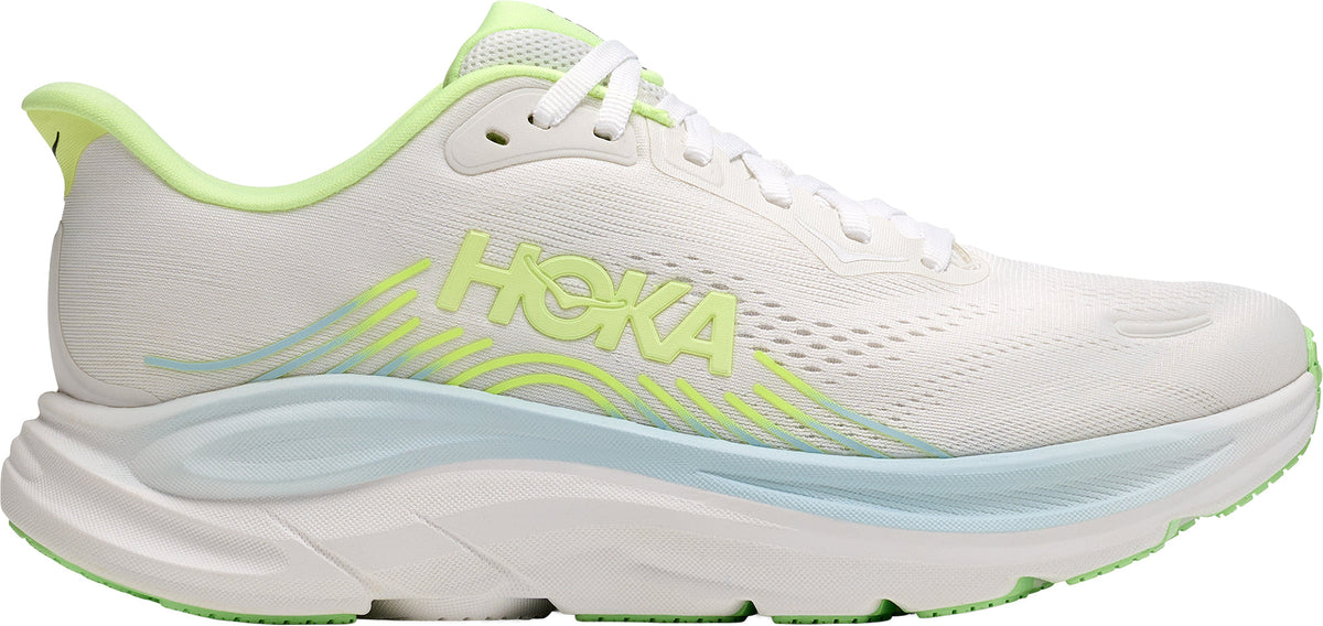 Hoka Women's Clifton 11 Wide Fit Running Shoes - White