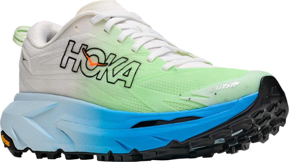 Hoka Women's Mafate 5 Trail Running Shoes - White