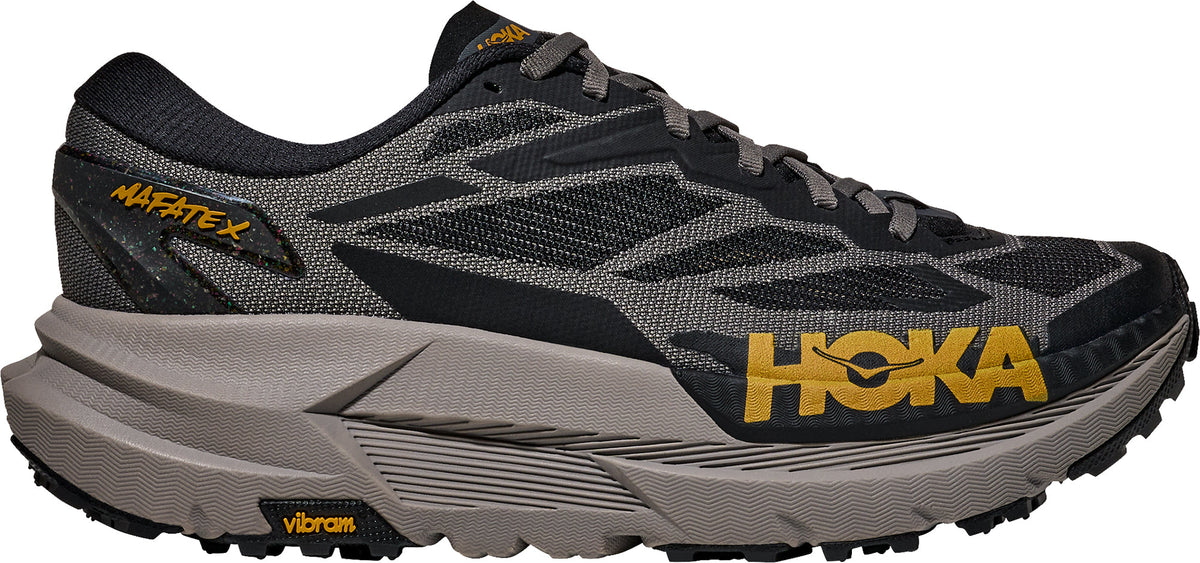 Hoka Men's Mafate X Trail Running Shoes - Black