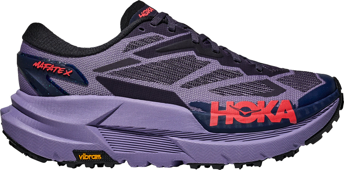 Hoka Women's Mafate X Trail Running Shoes - Purple