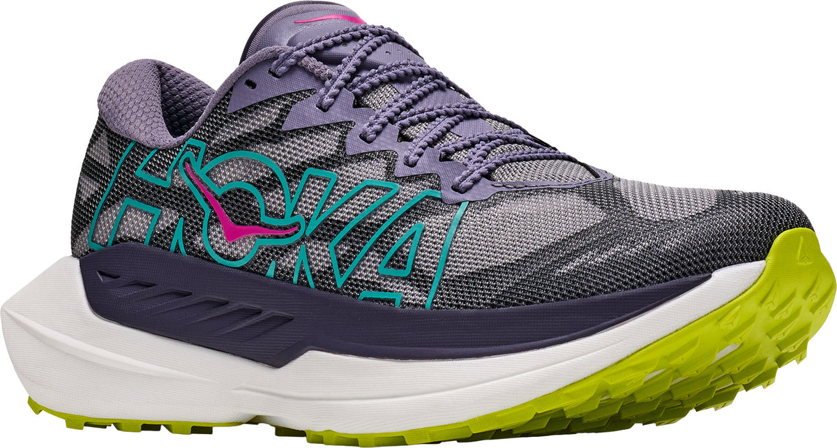 Hoka Women's Rocket X Trail Running Shoes - Purple