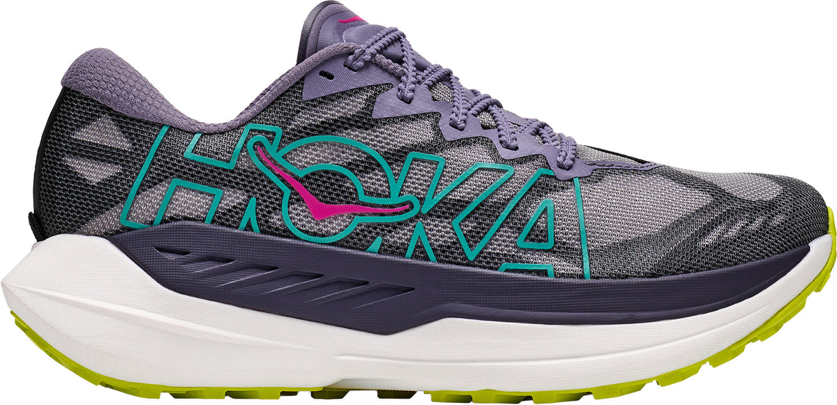 Hoka Women's Rocket X Trail Running Shoes - Purple