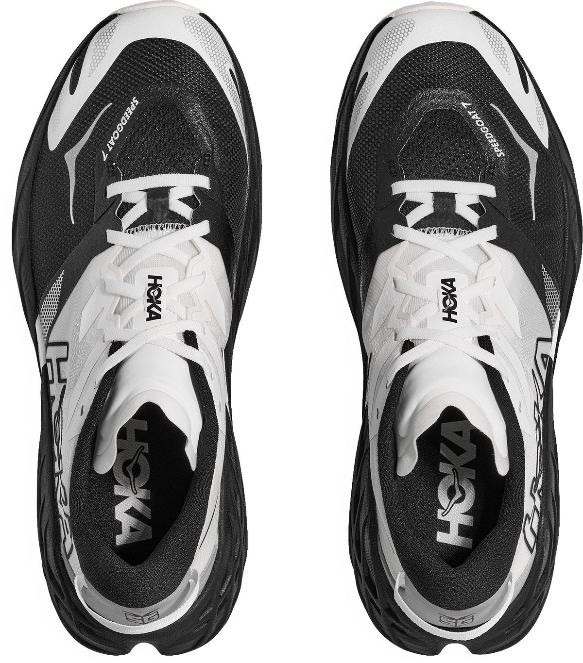 Hoka Men's Speedgoat 7 Wide Fit Trail Running Shoes - Black