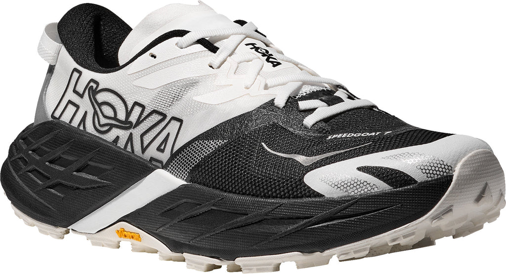Hoka Women's Speedgoat 7 Wide Fit Trail Running Shoes - Black