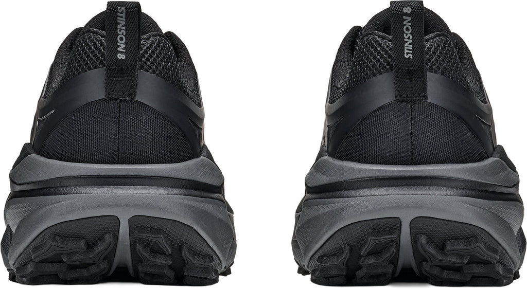 Hoka Men's Stinson 8 Trail Running Shoes - Black