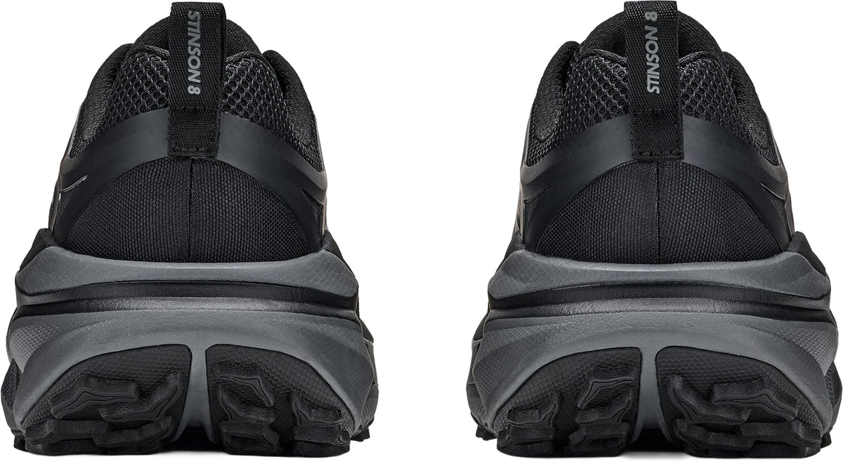 Hoka Men's Stinson 8 Trail Running Shoes - Black