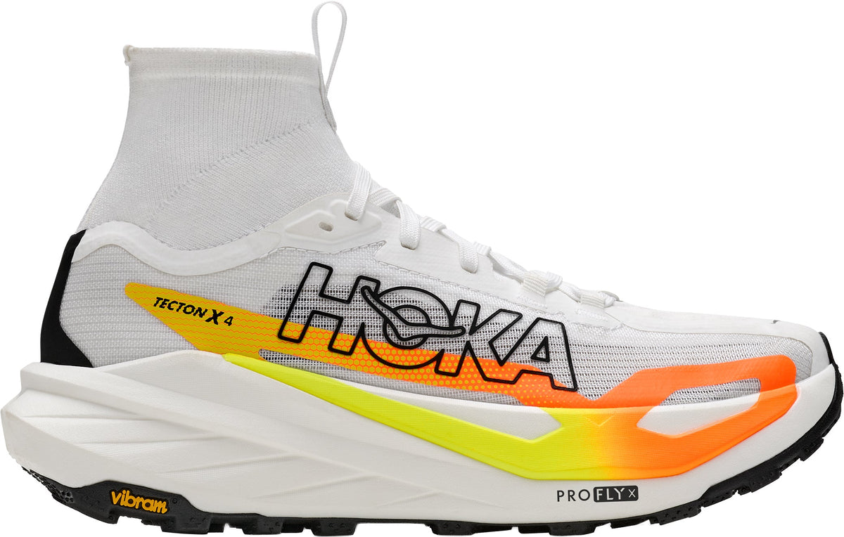 Hoka Men's Tecton X 4 Trail Running Shoes - White