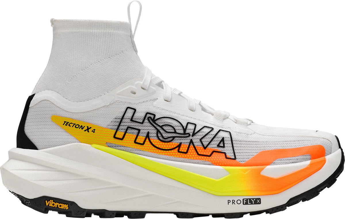 Hoka Women's Tecton X 4 Trail Running Shoes - White
