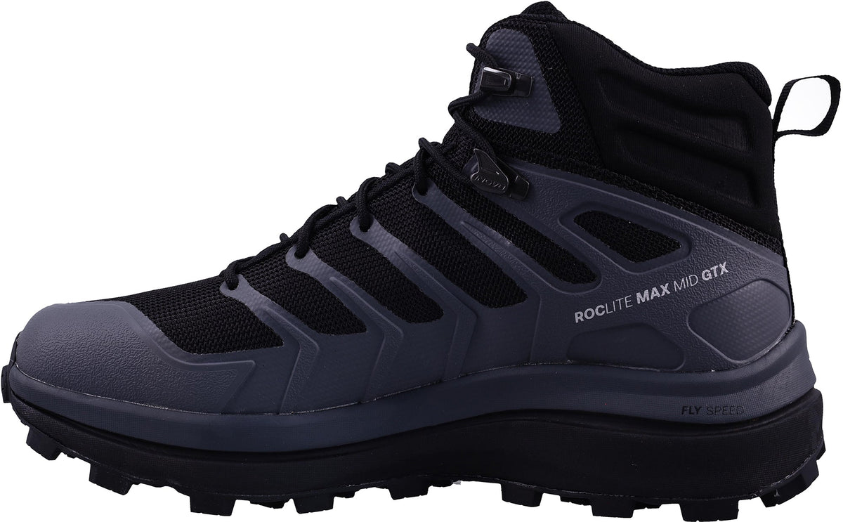 Inov8 Men's Roclite Max Mid GORE-TEX Wide Fit Walking Boots - Black