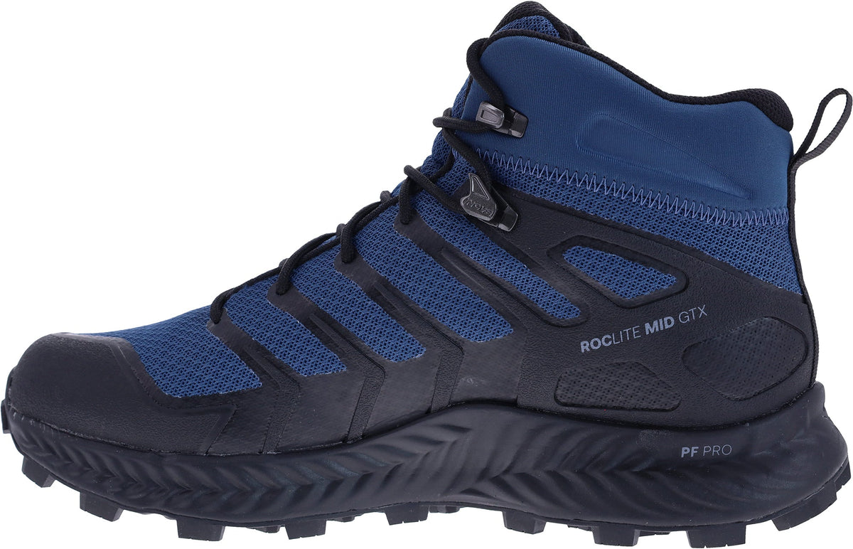 Inov8 Men's Roclite Mid GORE-TEX Wide Fit Walking Boots - Blue
