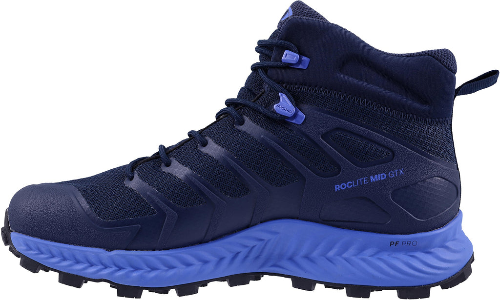 Inov8 Men's Roclite Mid GORE-TEX Wide Fit Walking Boots - Blue
