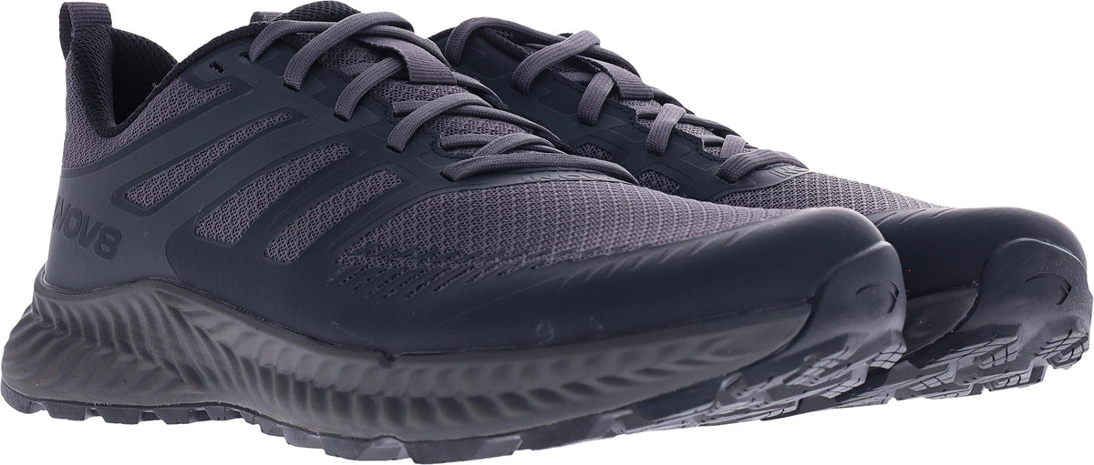 Inov8 Men's TrailFly Wide Fit Trail Running Shoes - Black