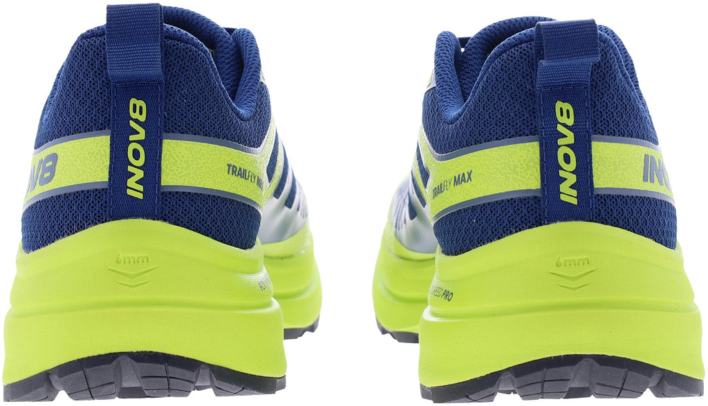 Inov8 Men's TrailFly Max Wide Fit Trail Running Shoes - Blue