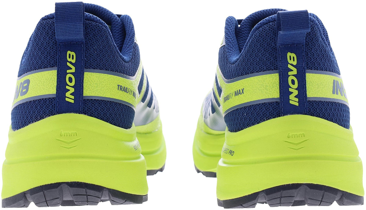 Inov8 Men's TrailFly Max Wide Fit Trail Running Shoes - Blue