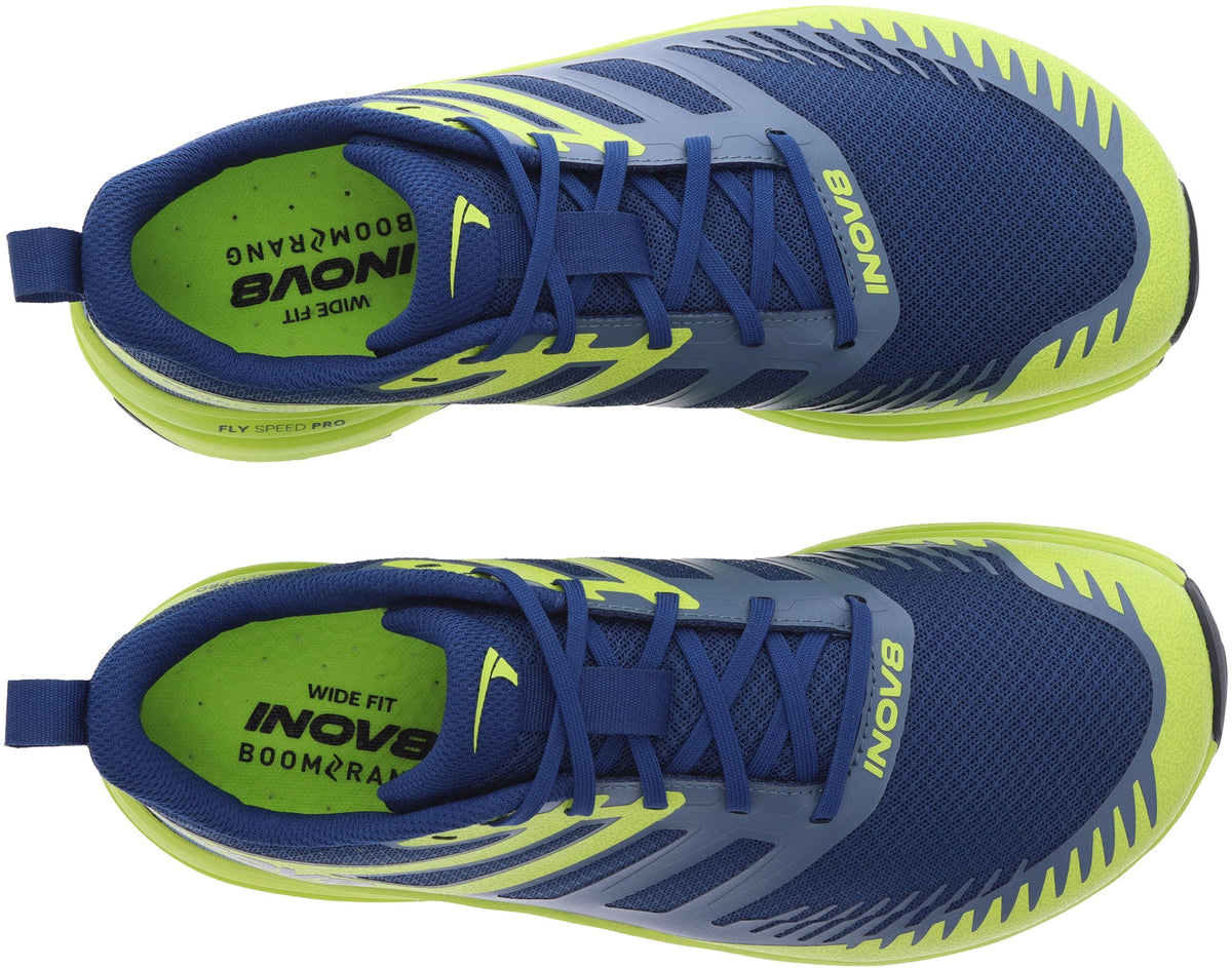 Inov8 Men's TrailFly Max Wide Fit Trail Running Shoes - Blue
