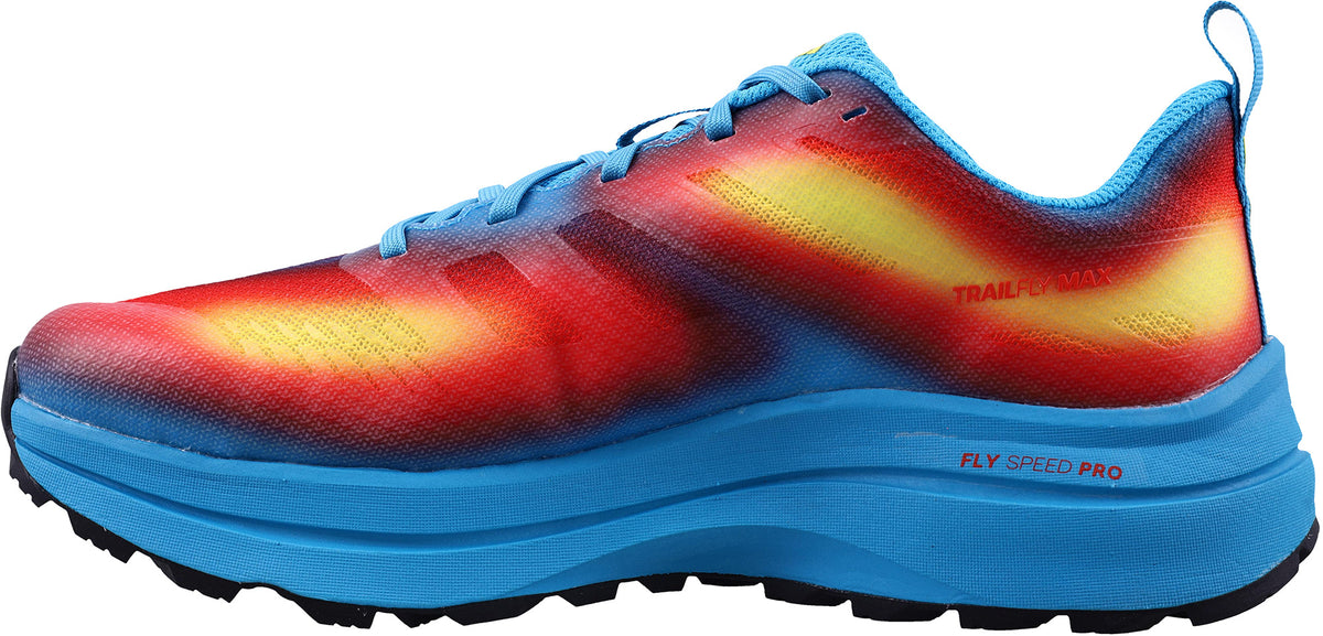Inov8 Men's TrailFly Max Wide Fit Trail Running Shoes - Blue