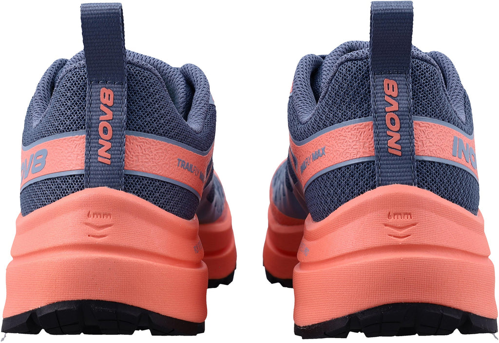 Inov8 Women's TrailFly Max Wide Fit Trail Running Shoes - Blue