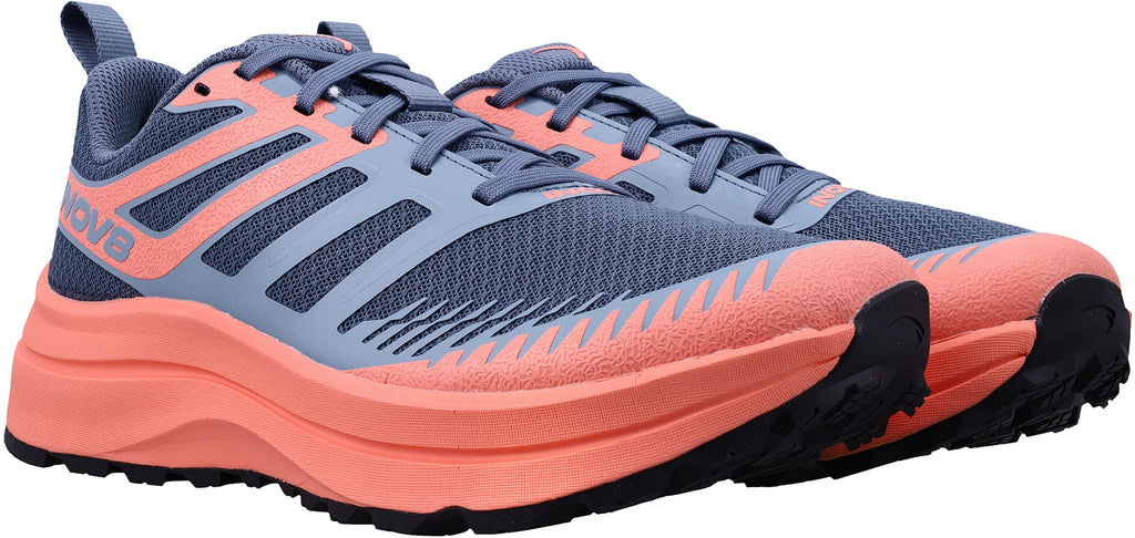 Inov8 Women's TrailFly Max Wide Fit Trail Running Shoes - Blue