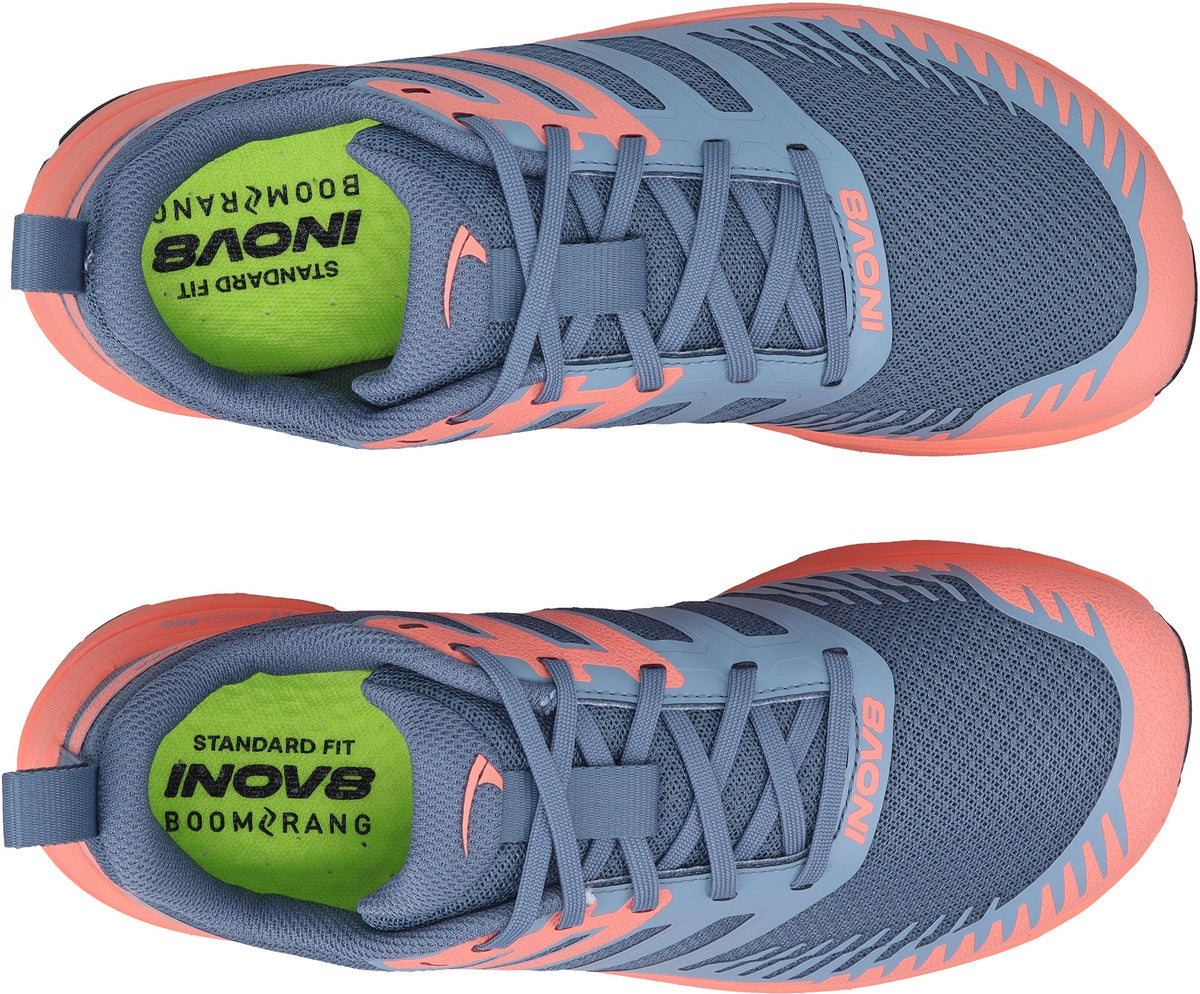 Inov8 Women's TrailFly Max Wide Fit Trail Running Shoes - Blue