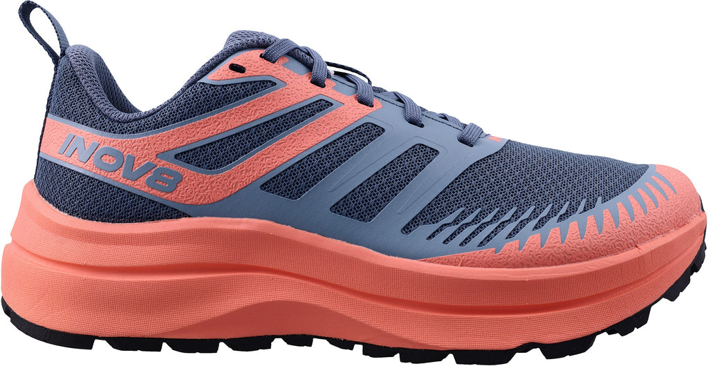 Inov8 Women's TrailFly Max Wide Fit Trail Running Shoes - Blue