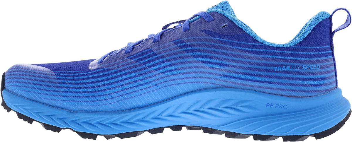 Inov8 Men's TrailFly Speed Wide Fit Trail Running Shoes - Blue