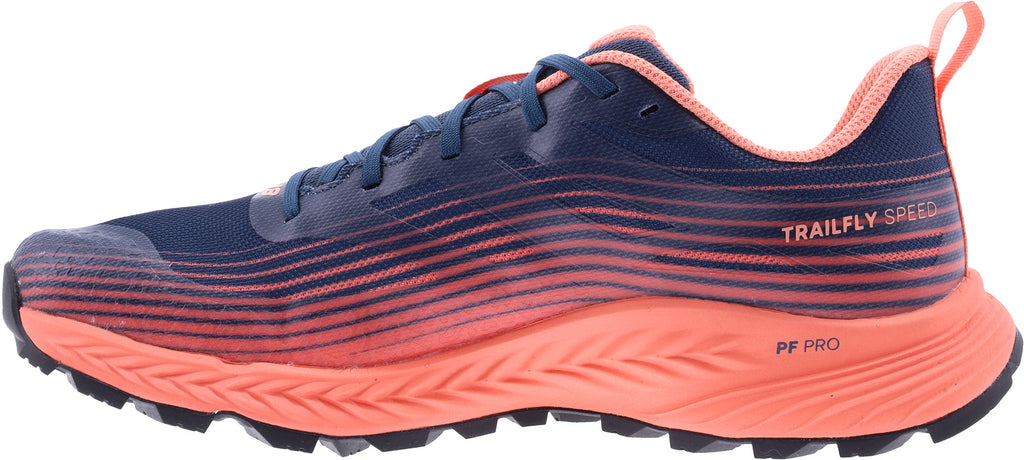 Inov8 Women's TrailFly Speed Wide Fit Trail Running Shoes - Blue