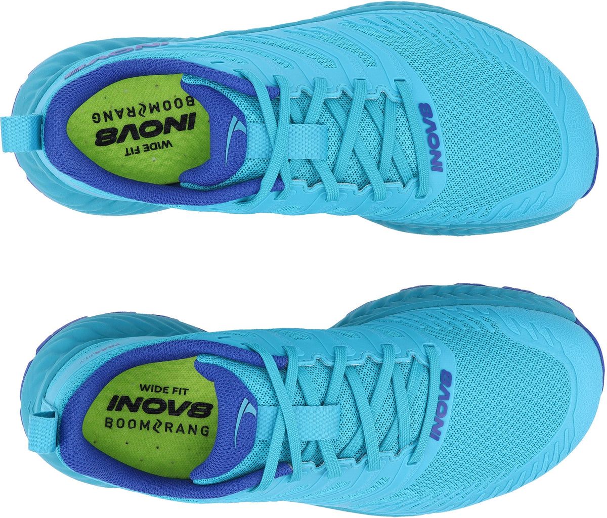 Inov8 Women's TrailFly V2 Wide Fit Trail Running Shoes - Blue