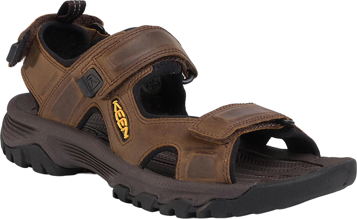 Keen Men's Targhee III Open Toe Walking Sandals - Brown
