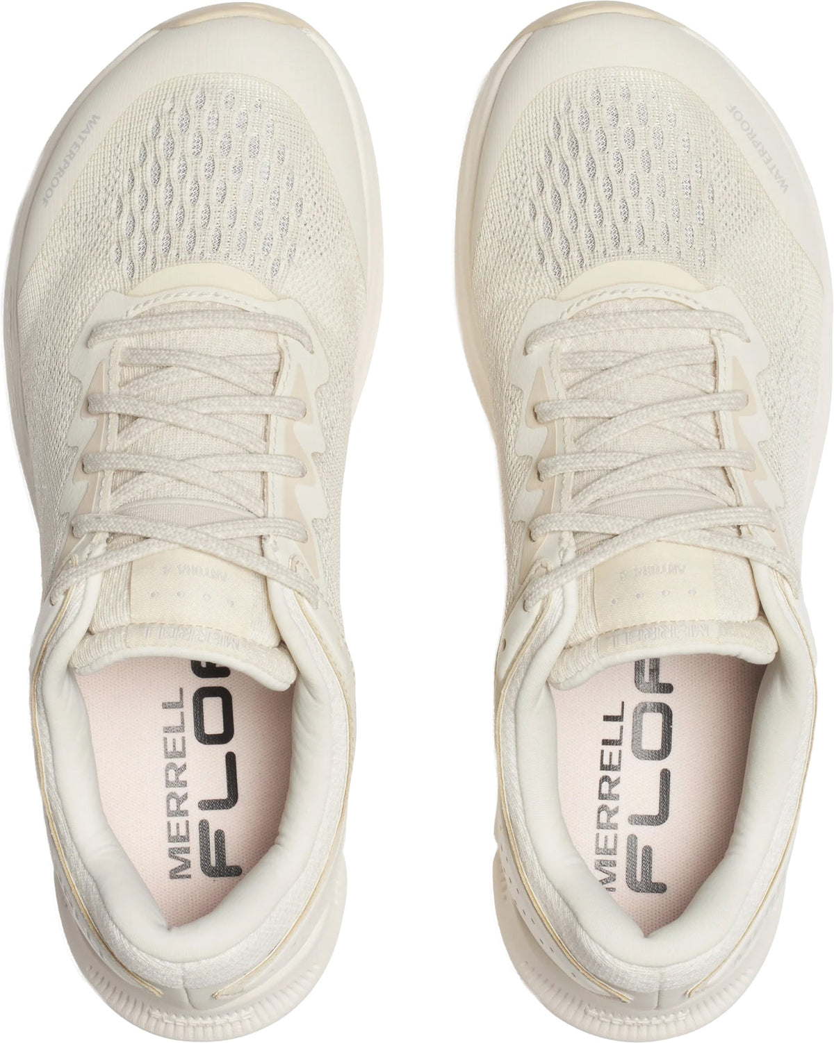 Merrell Women's Antora 4 Waterproof Trail Running Shoes - Cream