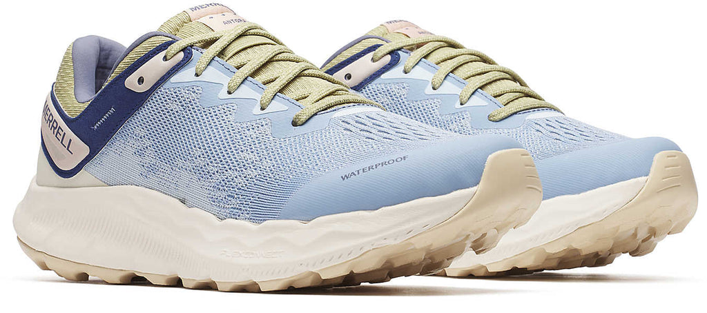 Merrell Women's Antora 4 Waterproof Trail Running Shoes - Blue