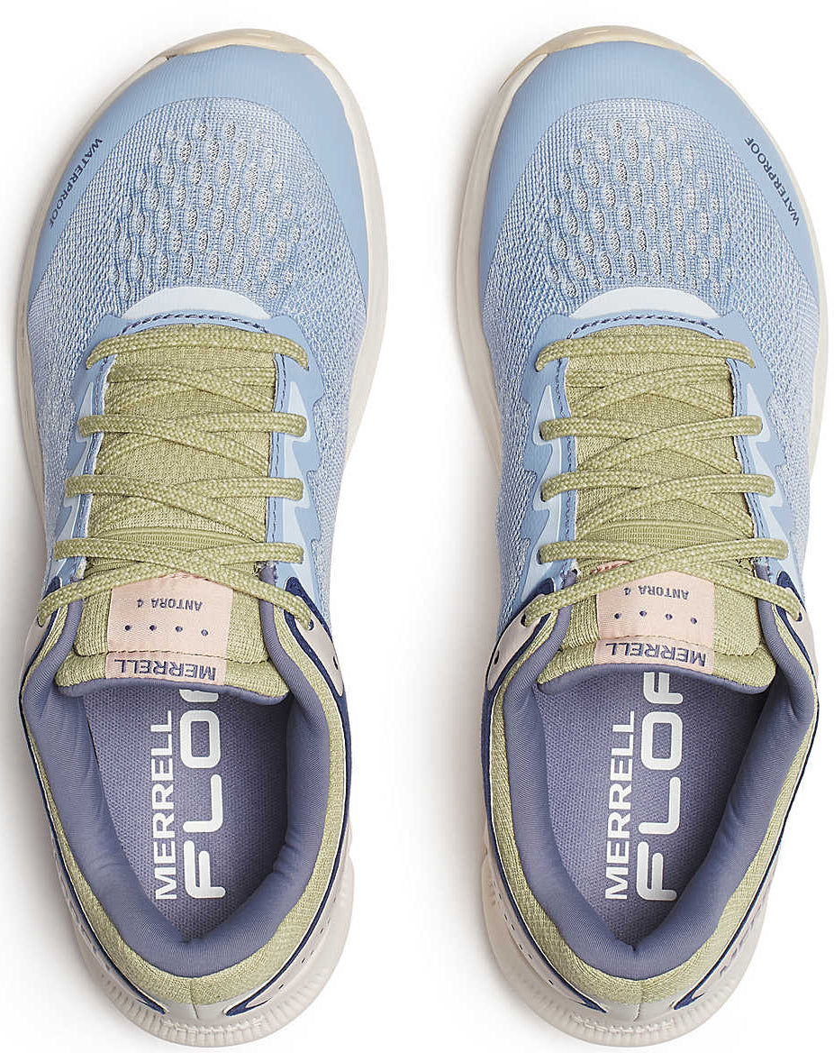 Merrell Women's Antora 4 Waterproof Trail Running Shoes - Blue