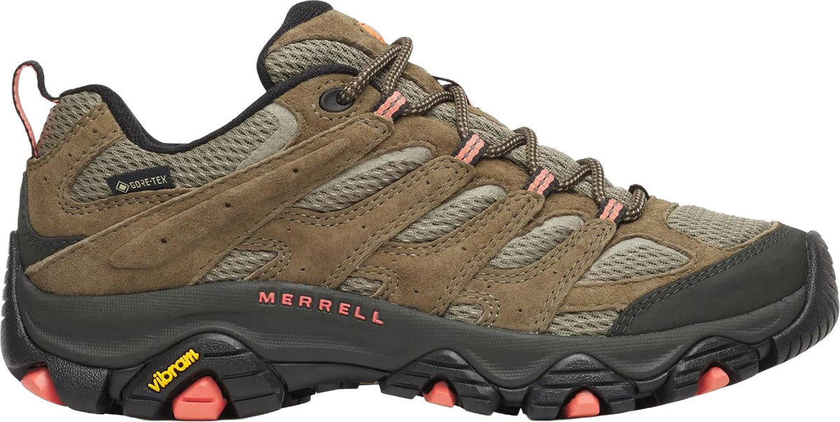 Merrell Women's Moab 3 Wide Fit GORE-TEX Walking Shoes - Green