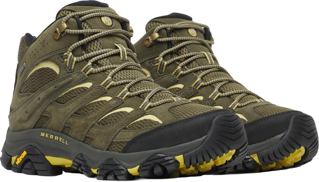Merrell Men's Moab 3 Mid GORE-TEX Walking Boots - Green