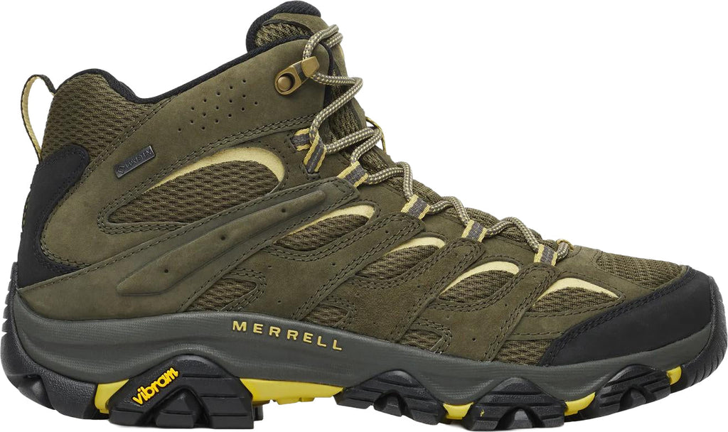 Merrell Men's Moab 3 Mid GORE-TEX Walking Boots - Green