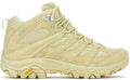 Merrell Men's Moab 3 Mid Waterproof Walking Boots - Cream