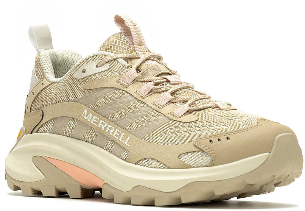 Merrell Women's Moab Speed 2 Wide Fit Walking Shoes - Cream