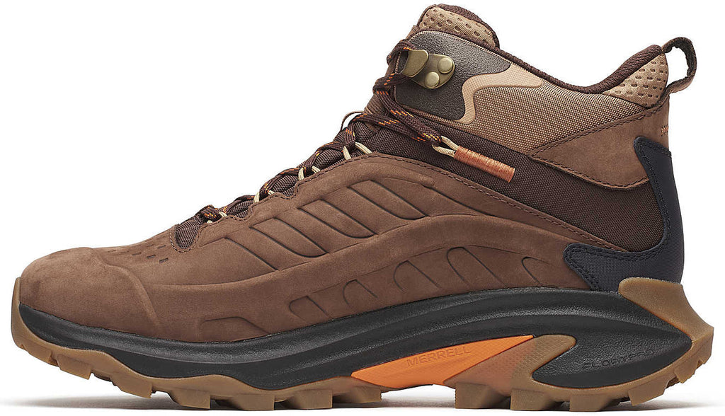 Merrell Men's Moab Speed 2 Leather Mid Waterproof Walking Boots - Brown