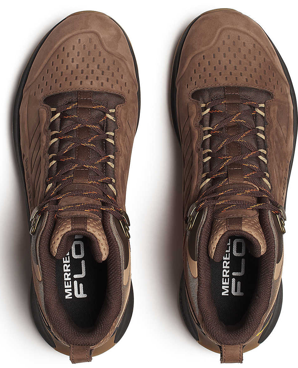 Merrell Men's Moab Speed 2 Leather Mid Waterproof Walking Boots - Brown