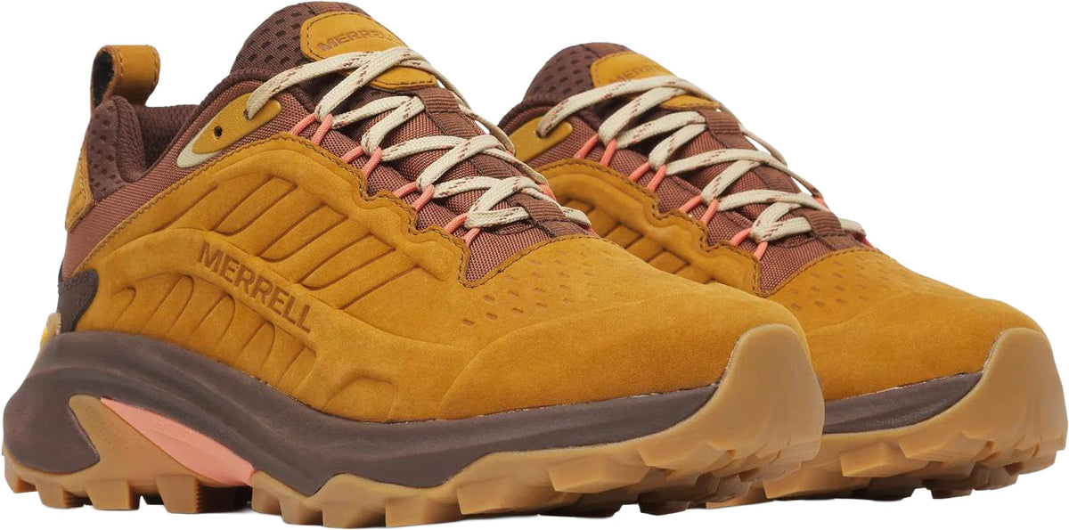 Merrell Women's Moab Speed 2 Leather Waterproof Walking Shoes - Brown
