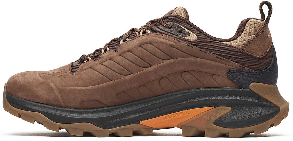 Merrell Men's Moab Speed 2 Leather Waterproof Walking Shoes - Brown