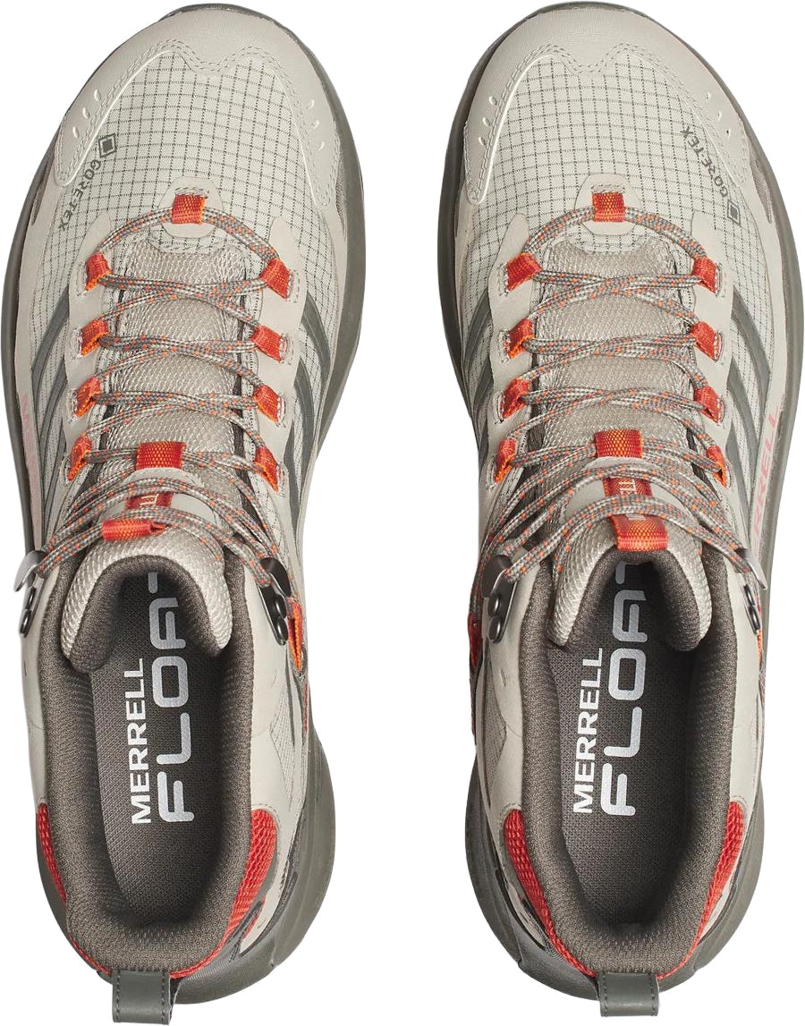 Merrell Men's Moab Speed 2 Mid GORE-TEX Walking Boots - Grey