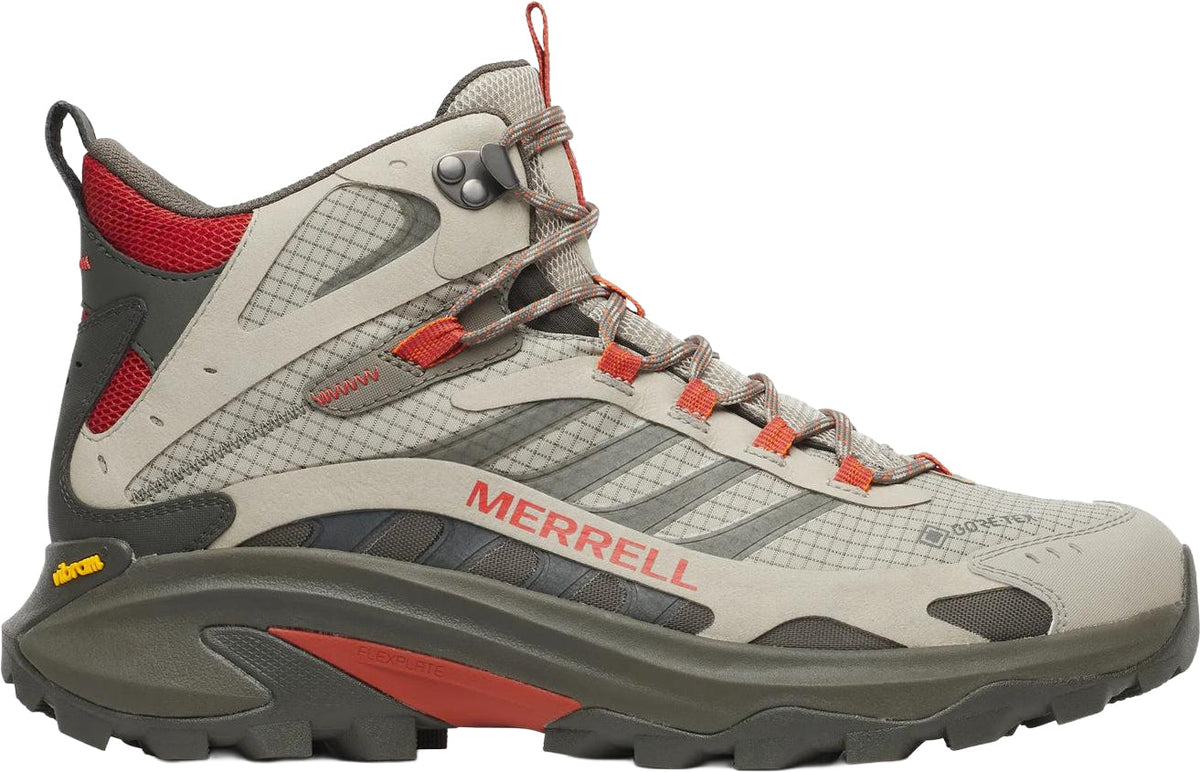 Merrell Men's Moab Speed 2 Mid GORE-TEX Walking Boots - Grey