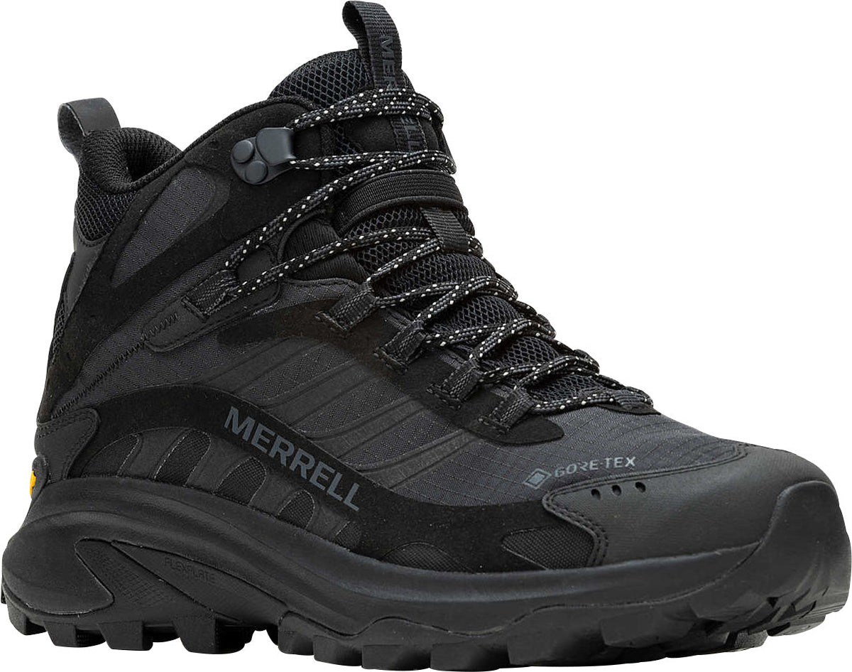 Merrell Men's Moab Speed 2 Mid GORE-TEX Walking Boots - Black