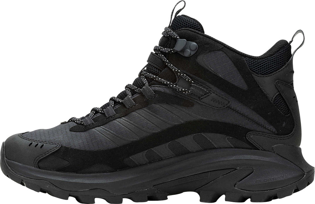 Merrell Men's Moab Speed 2 Mid GORE-TEX Walking Boots - Black