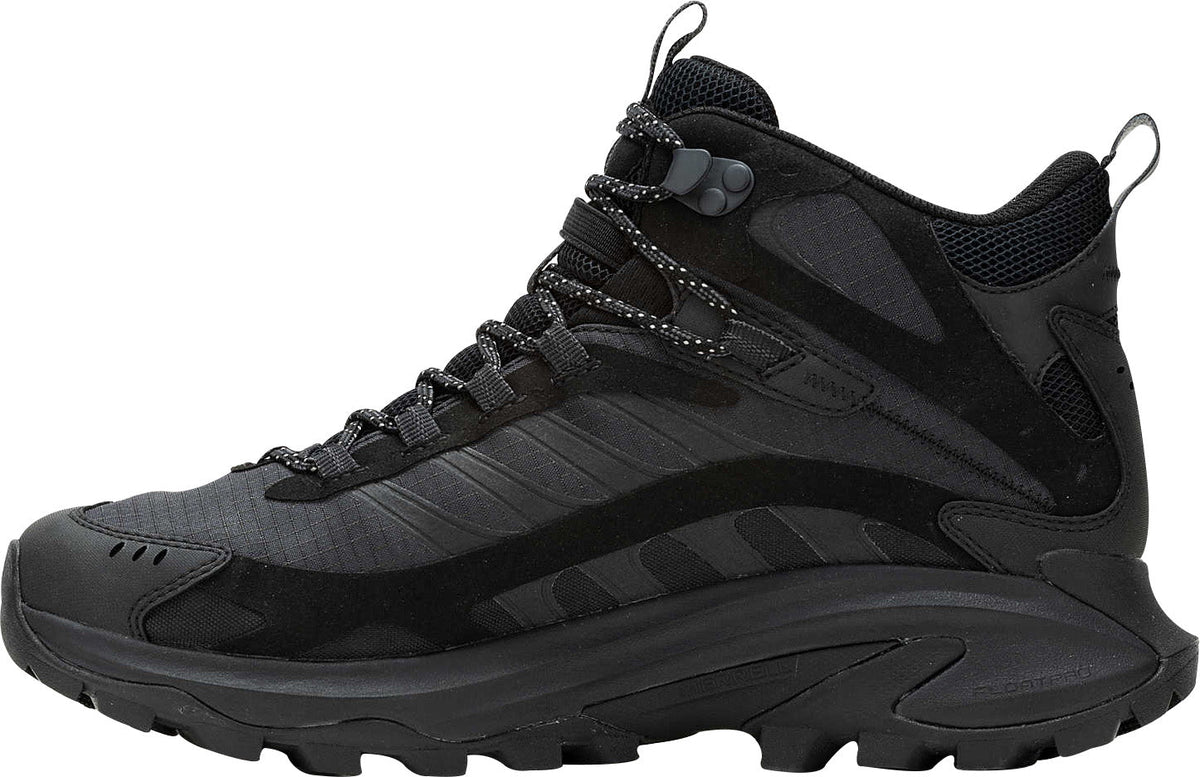 Merrell Men's Moab Speed 2 Mid GORE-TEX Walking Boots - Black