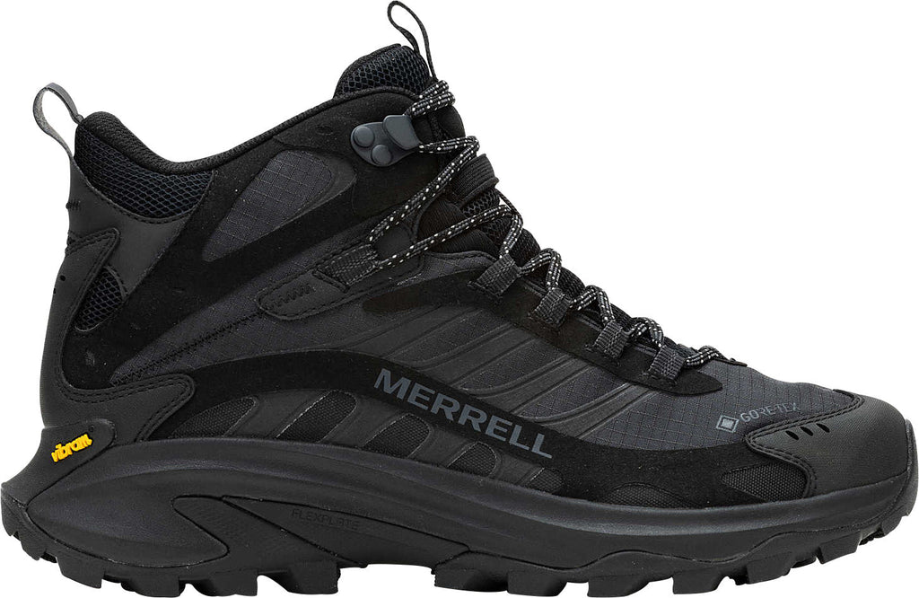Merrell Men's Moab Speed 2 Mid GORE-TEX Walking Boots - Black